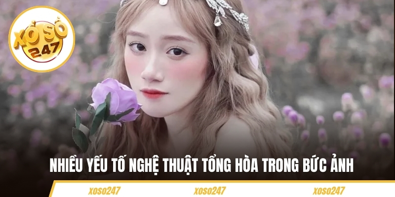 Nhiều yếu tố nghệ thuật tổng hòa trong bức ảnh