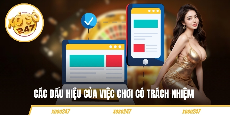 Các dấu hiệu của việc chơi có trách nhiệm 