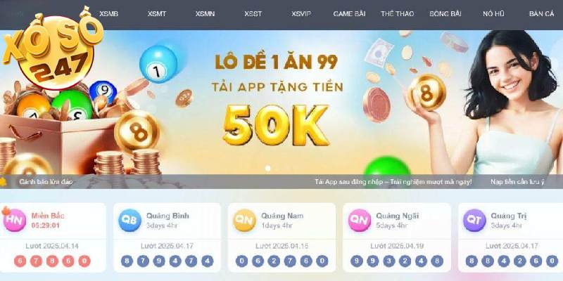 Đánh lô online miền Bắc có tới 27 kết quả