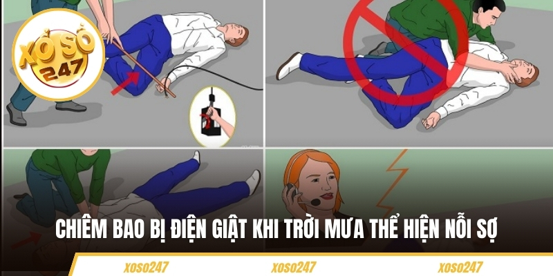 Chiêm bao bị điện giật khi trời mưa thể hiện nỗi sợ