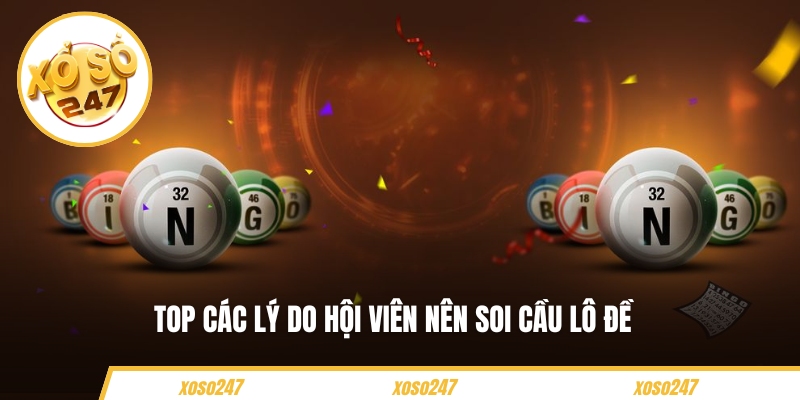Top các lý do hội viên nên soi cầu lô đề 