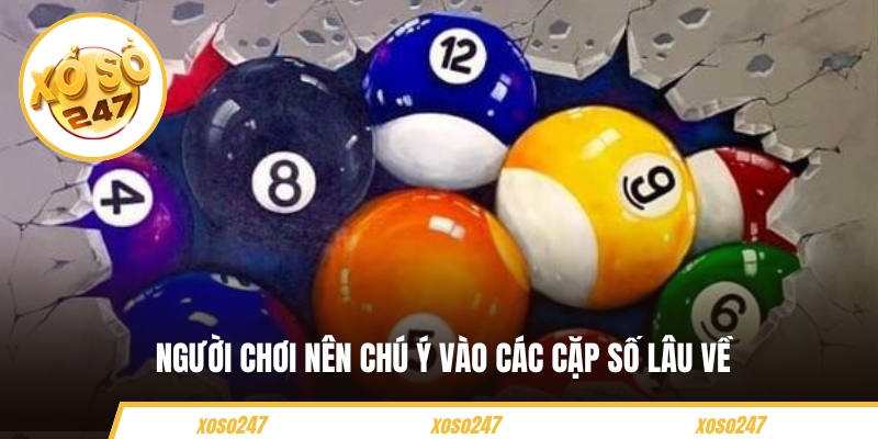 Người chơi nên chú ý vào các cặp số lâu về 